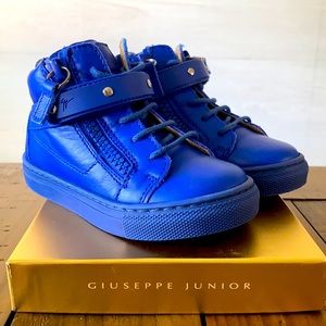 Giuseppe Zanotti Junior High Top Sneakers Size 23
